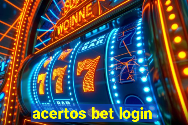 acertos bet login